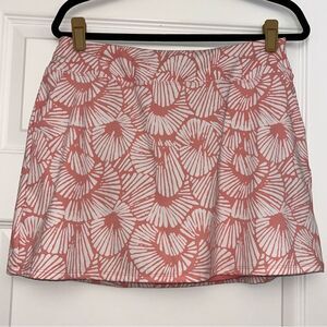 Tommy Bahama Golf Shell Print Pull On Skirt Shorts Skort